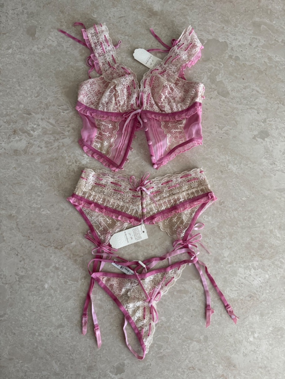 For Love & Lemons - Lingerie Set - S - Picture 5 of 5